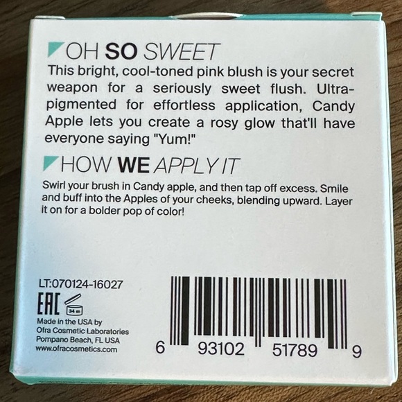 OFRA Candy Apple Blush - Picture 5 of 8